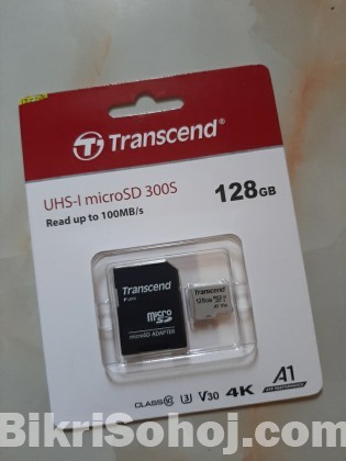 Transcend 128GB Micro SD Class 10 With Adapter